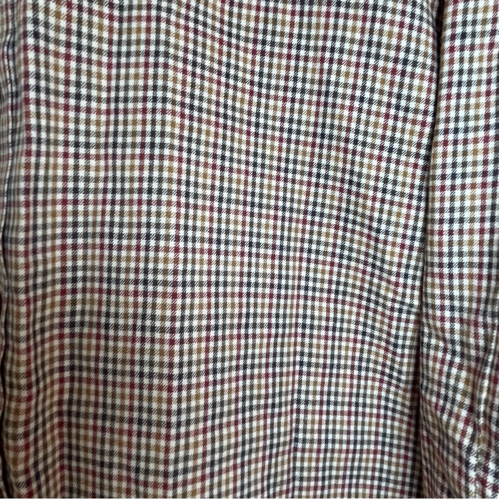 Pendleton Men's Tan Checkered Button Down Shirt - image 7
